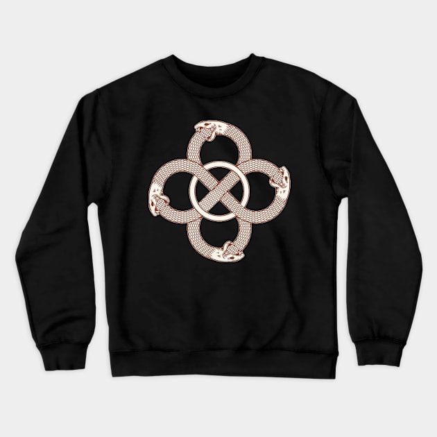 Ouroboros symbol Crewneck Sweatshirt by TheDesigNook